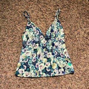 Nanette Lepore Floral Tankini Size Small